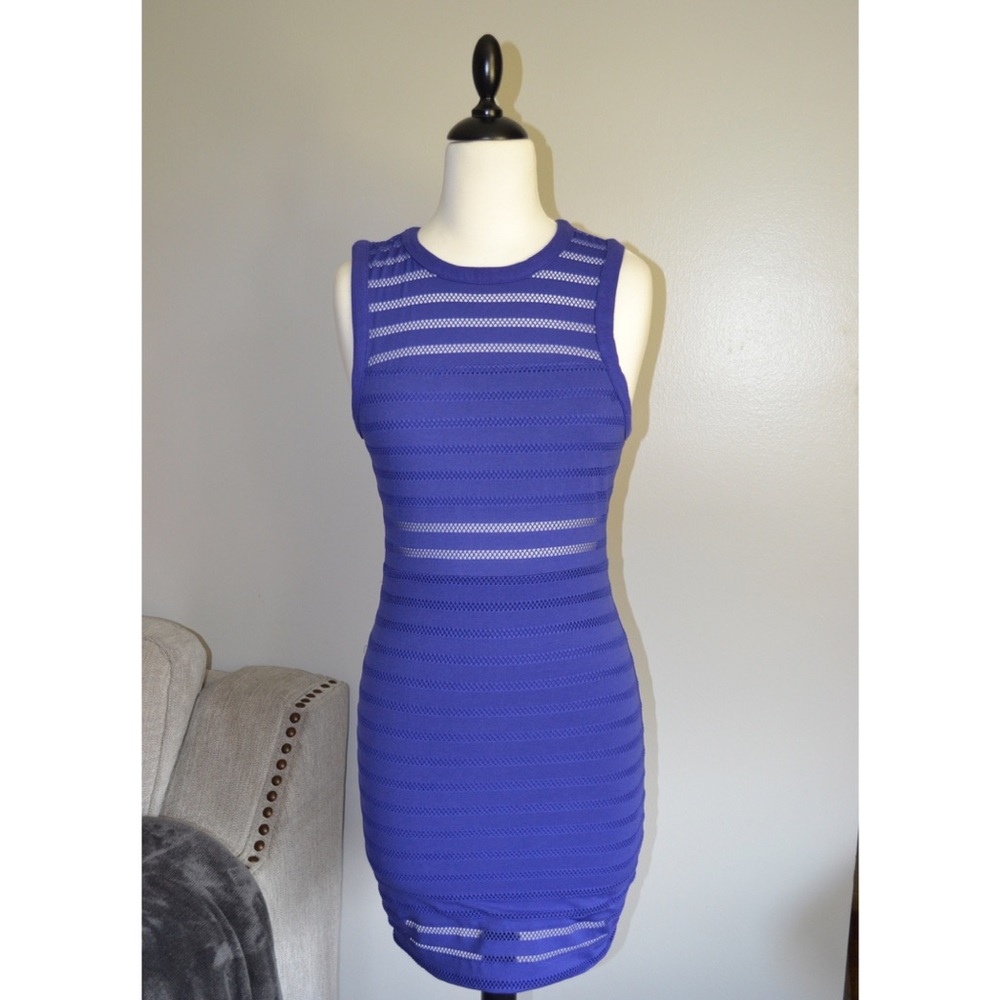 Illusion Body Con Dress